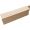 Ekena Millwork 6in. W x 6in. H x 28in. L Del Monte Woodgrain TimberThane Rafter Tail, Primed Tan RFTUR06X06X28DELRCPR - alternate 3